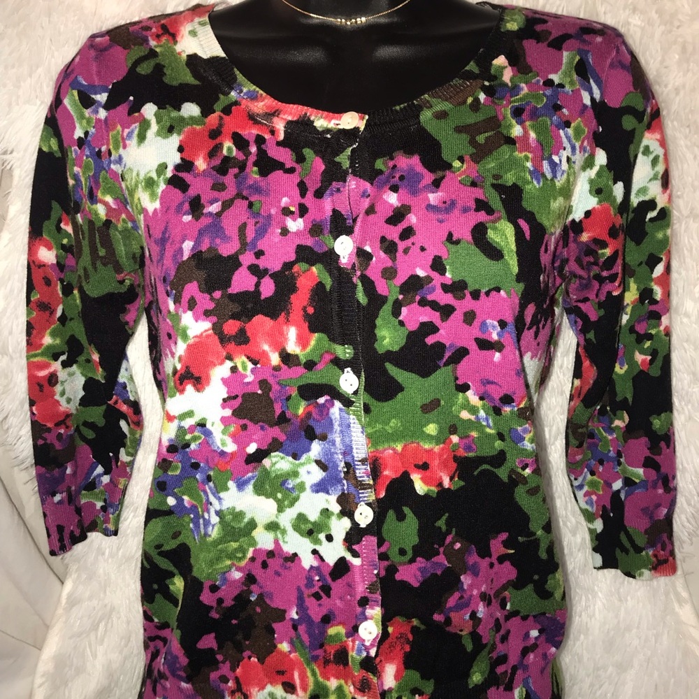 Joseph A floral cardigan
